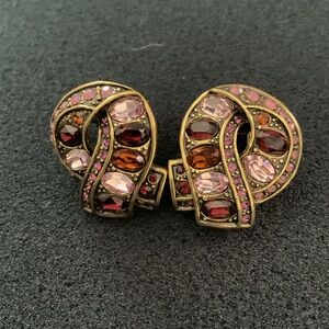 Vintage & Rare Multicolor Gemstone Earrings